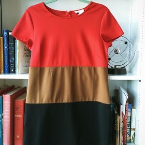Mod Color-Block Mini Dress